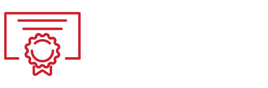 Icon: Certificate with ribbon in the middle.