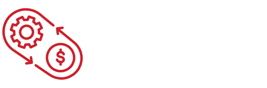 Icon: Gear and dollar sign with arrowed lines cycling around.