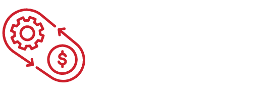 Icon: Gear and dollar sign with arrowed lines cycling around.