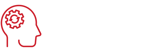 Icon: Side view of a face with a gear and cycling arrows inside.