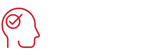 Icon: Outline of human head with checkmark inside