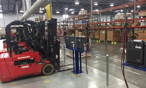 Industrial Battery Charging Station