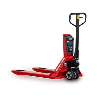 Raymond hand pallet truck with scale