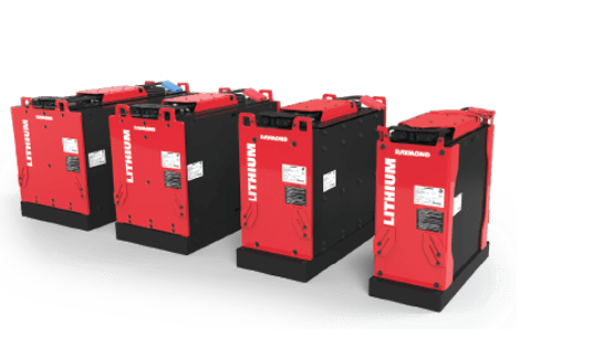 Four of Raymond Lithium Battery Series