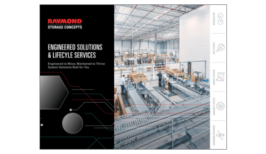 Thumbnail of Raymond Storage Concepts Engineered Solutions & Lifecycle Service brochure.