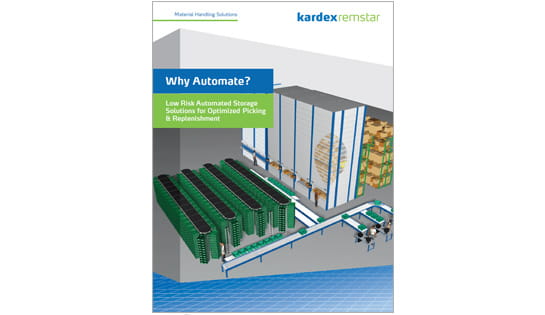 Thumbnail of Kardex Remstar Why Automate? brochure.
