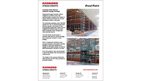 Thumbnail of Raymond Storage Concepts pick module case study.
